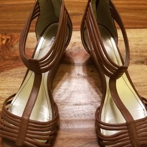 Style & Co. Brown leather shoes